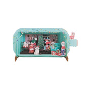 Message In A Bottle 3D Cut Art Card - Christmas Dogs