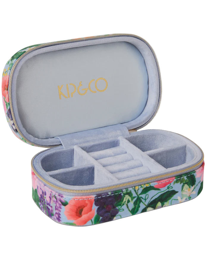 Travel Velvet Jewellery Box - Spring In The Air