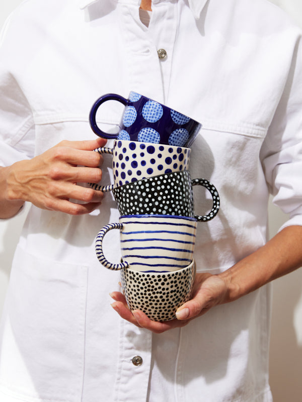 Chino Mug - Navy Lines