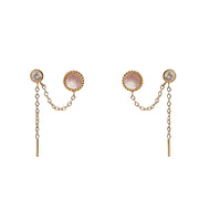 Earrings Chloris - Watermelon Quartz