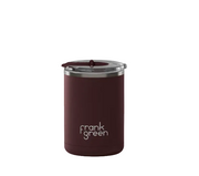 355ml Ceramic Cup + Hinged Screw Lid - Chocolate