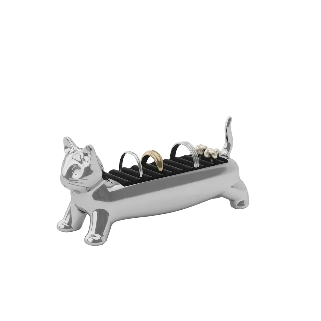 Ali Cat Ring Holder - Chrome