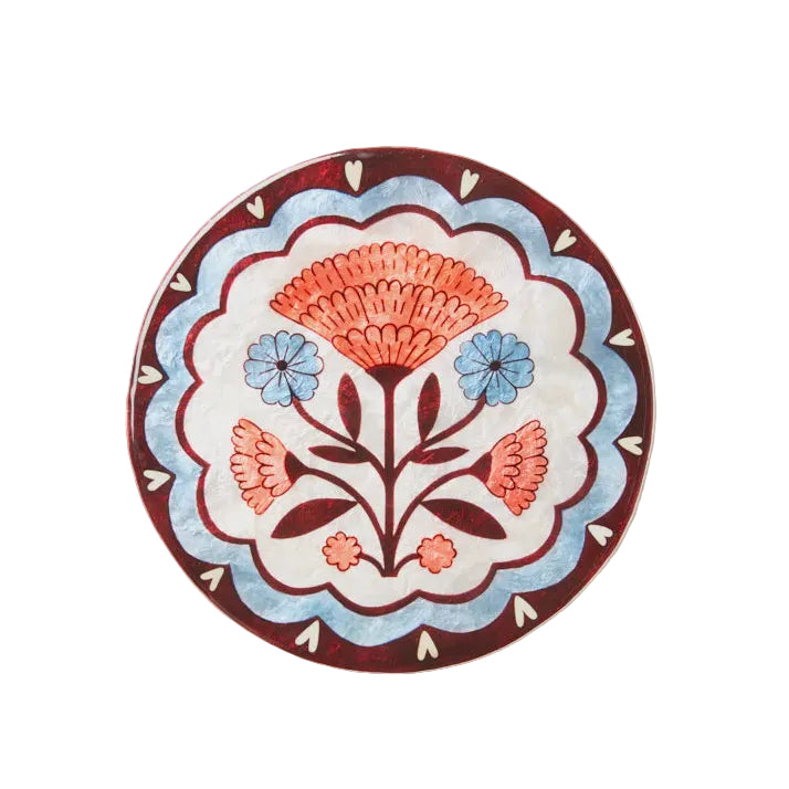 Capiz Shell Art Tile - Samira Flower Circle