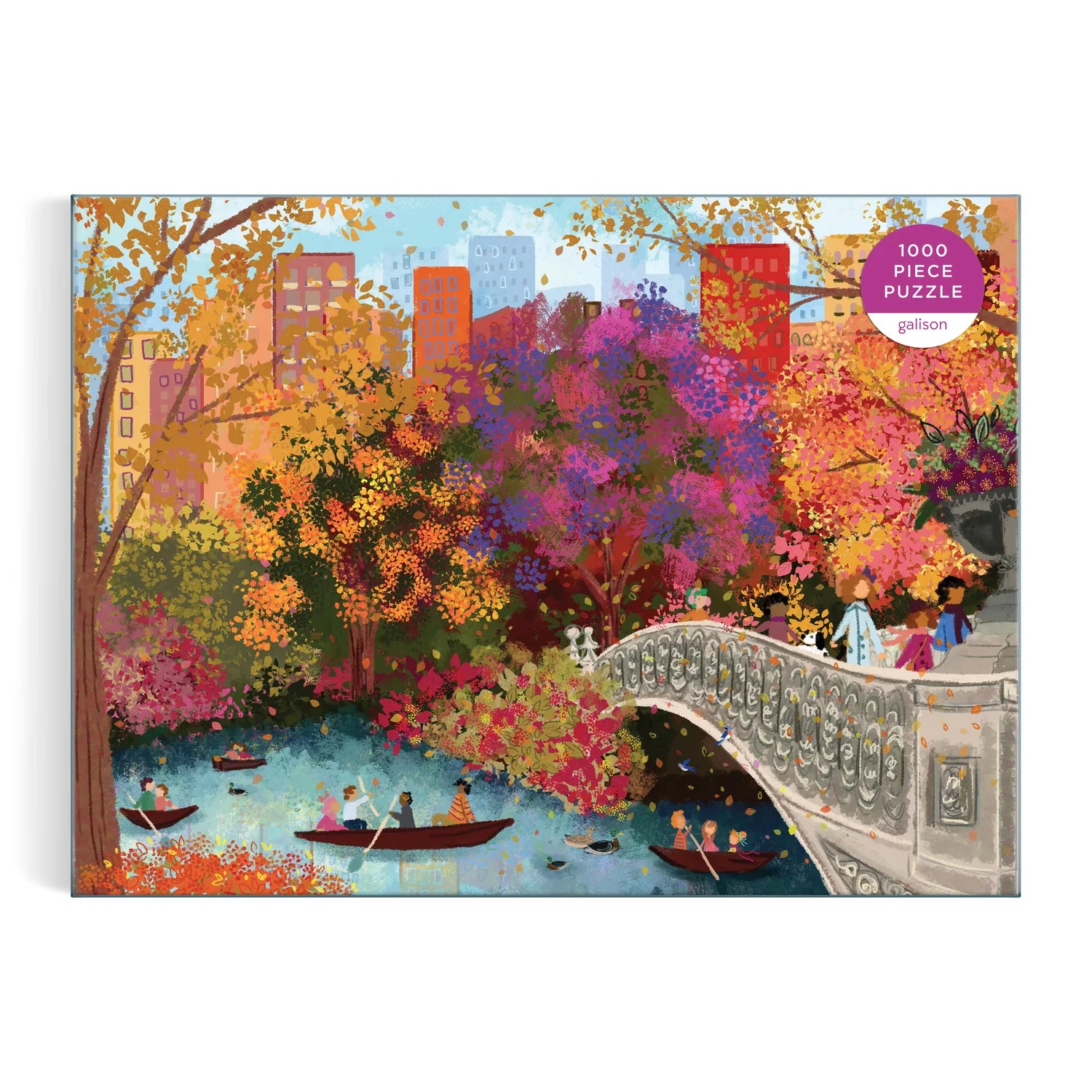 1000 pc Puzzle - Joy Laforme Autumn on Bow Bridge