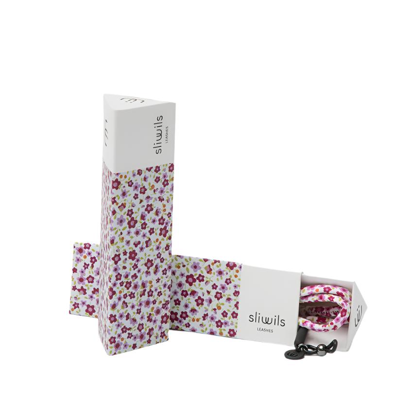 Sliwils Leashes - Red Flowers