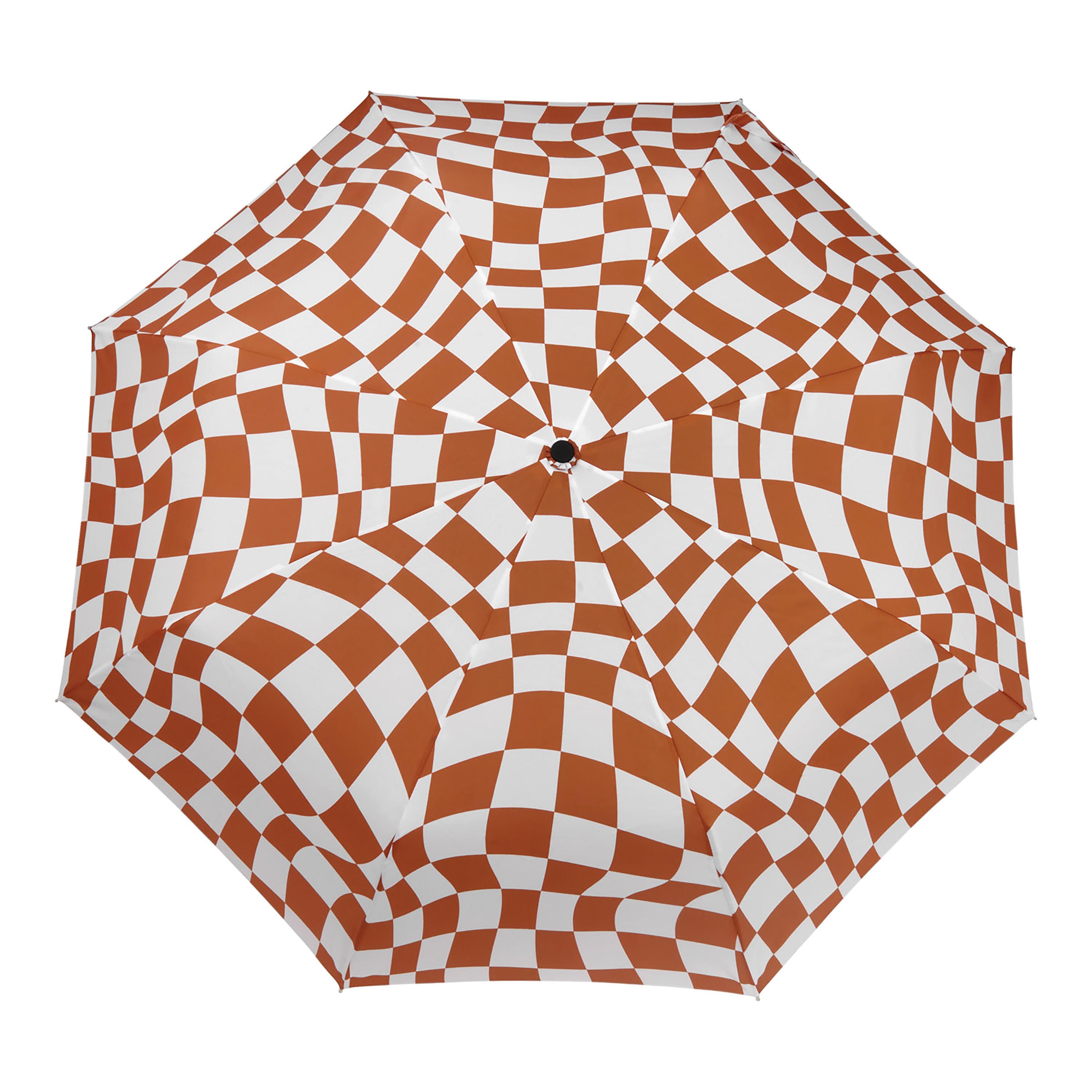 Duckhead Compact Umbrella  - Peanut Butter Checkers