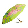 Duckhead Compact Umbrella - Arty Cats, Lime