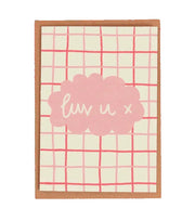 Luv U X Card