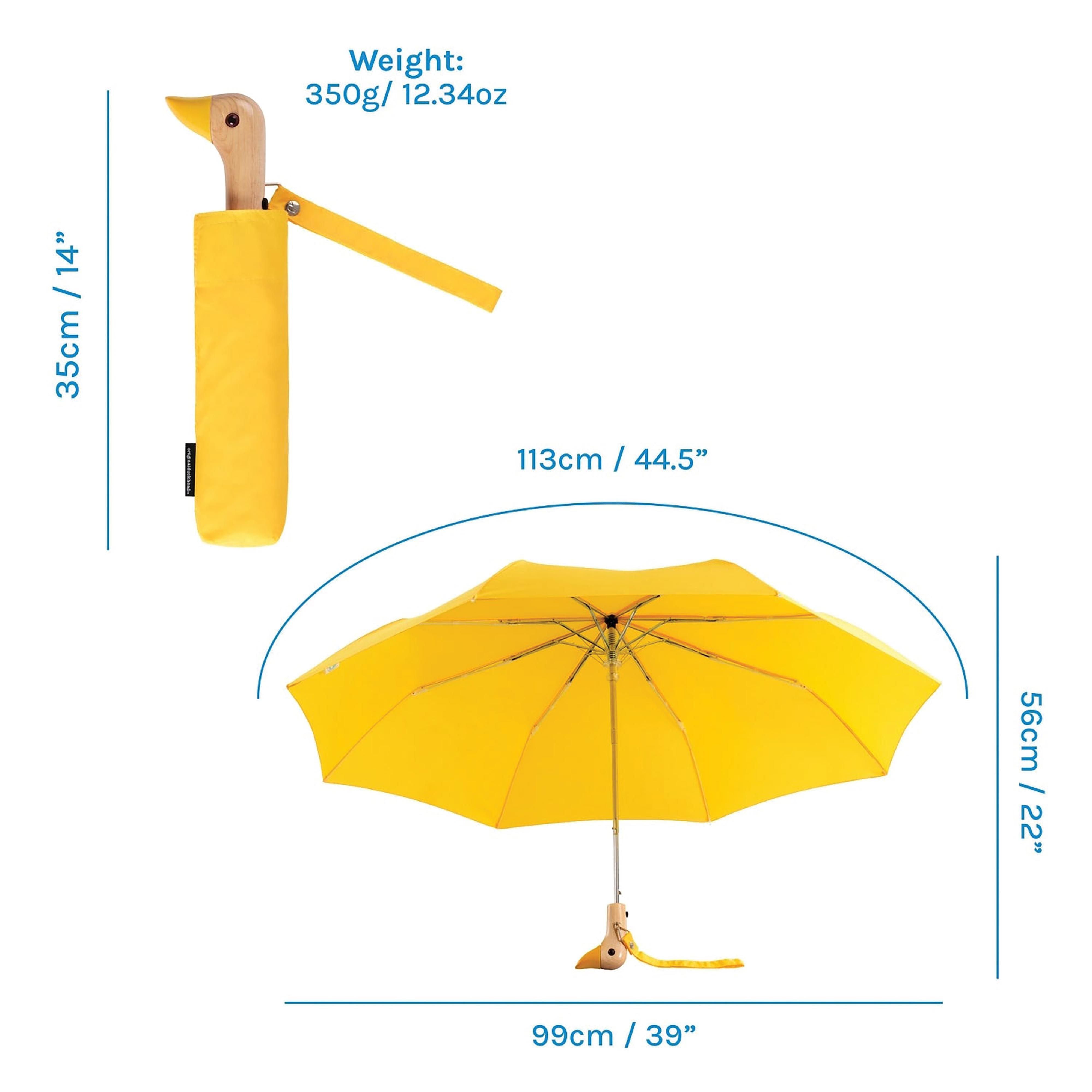 Duckhead Compact Umbrella - Yellow