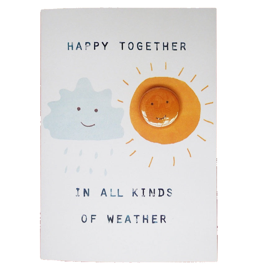 Card With Badge - Happy Together Sun & Rain