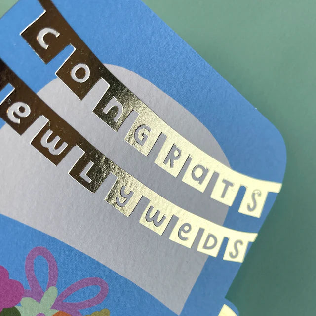 Congrats Newlyweds Just Married Card