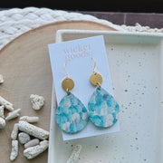 Dew Drop Earrings - Ocean