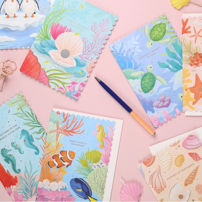 Fish & Coral Card