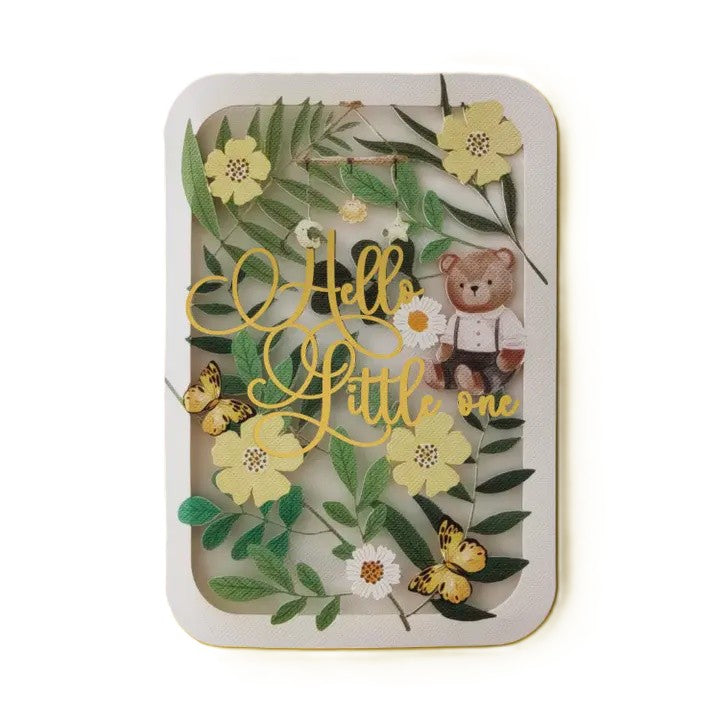 Cut Art Card - Hello Little One