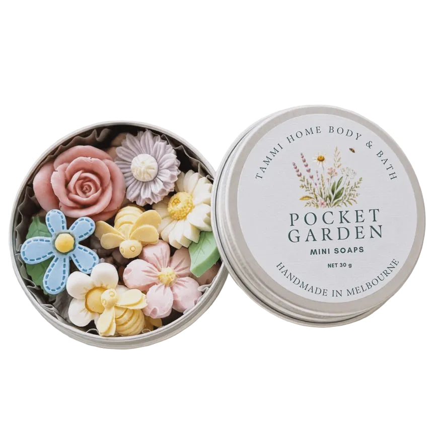 Mini Soaps Gift Tin - Pocket Garden