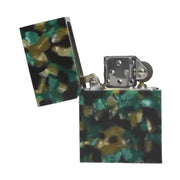 Zippo Style Lighter - Green Confetti