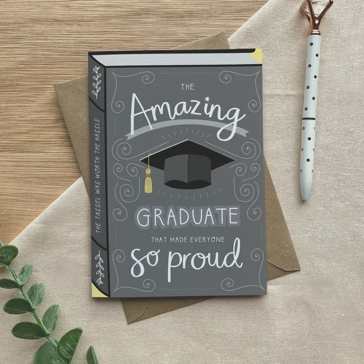 Amazing Graduate Book Card