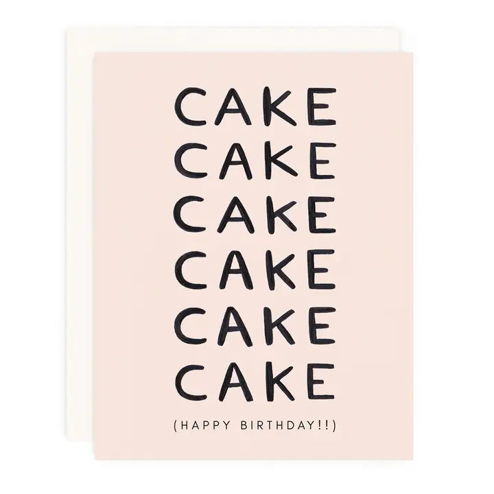 Cake Birthday Greeting Card