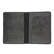 Leather Passport Holder - Noir