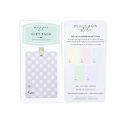 Gingham Gift Tags - Set of 10