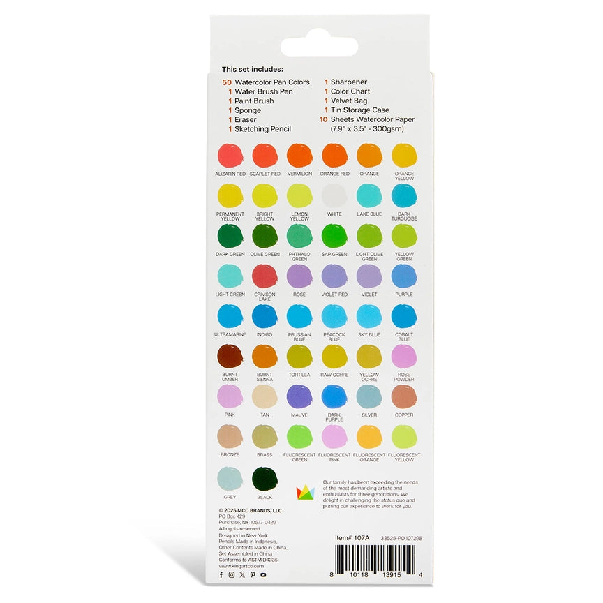 Watercolour Paint Set - 69 Piece