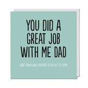 Great Job Dad Card