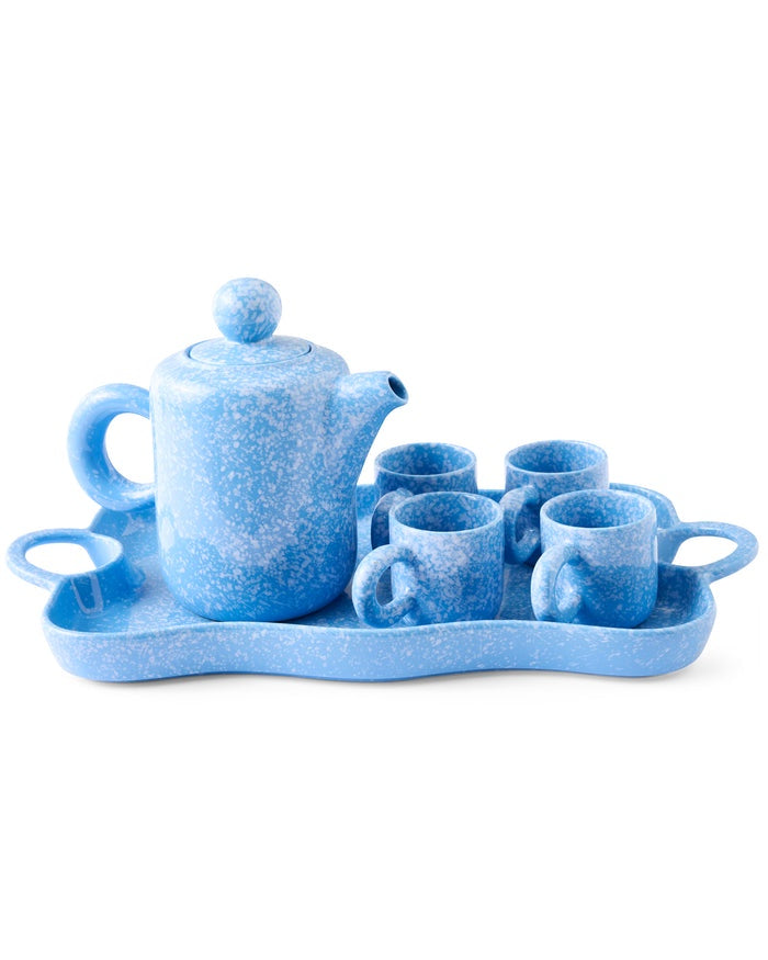 Coffee 6 Piece Set - Capri  Blue