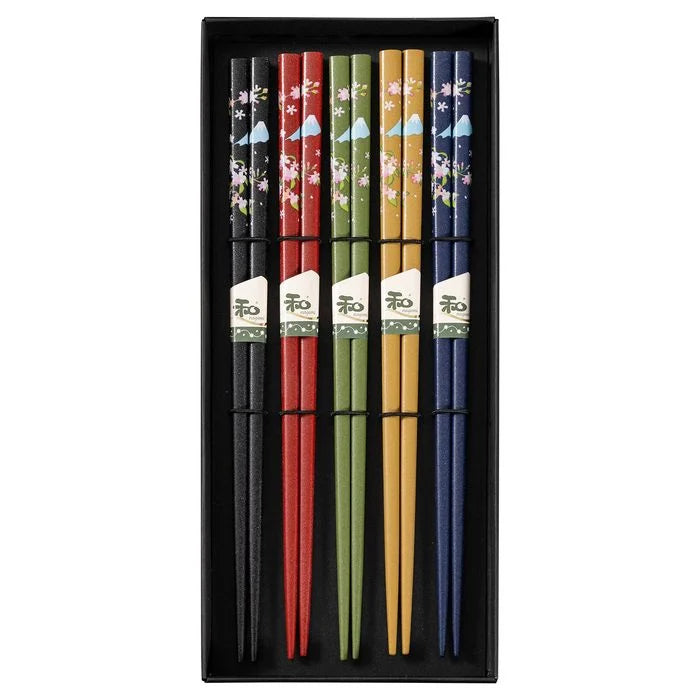 Fuji Sakura Chopsticks - Set of 5