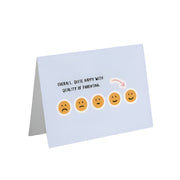 Smiley Face Quality of Parenting Card