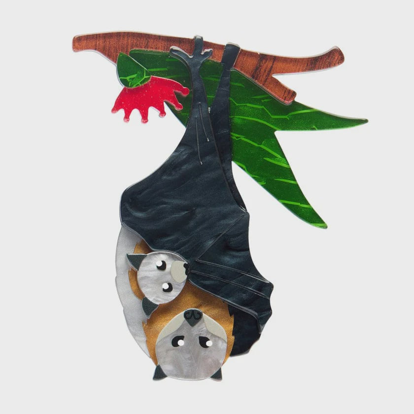 Frankie & Finn Flying Foxes Brooch