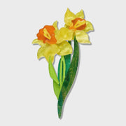 Garden Goddess Daffodil Brooch