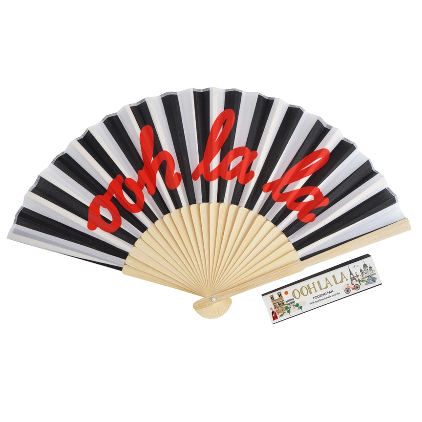 Folding Fan - Ooh La La