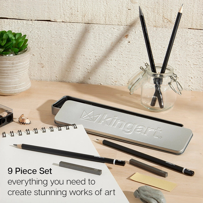 Sketching Tin Set - 9 Piece