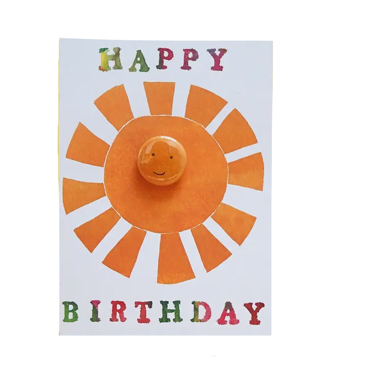 Card With Badge - Birthday Sun