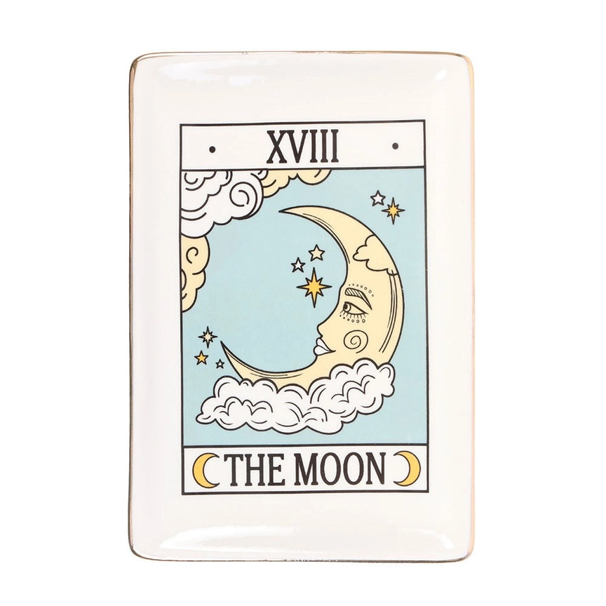 Vintage Tarot Trinket Dish - The Moon