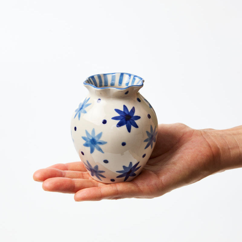 Paloma Vase - Blue Star