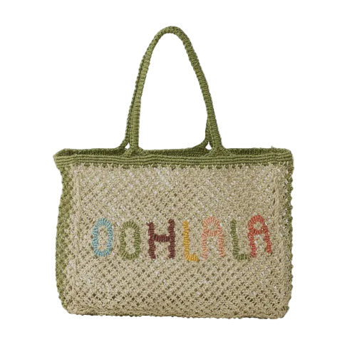 Ooh La La Jute Tote Bag