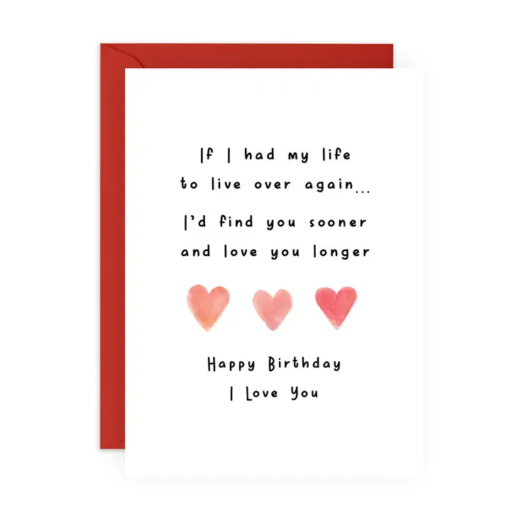 Love You Longer Card