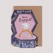 Engagement Ring Box Card
