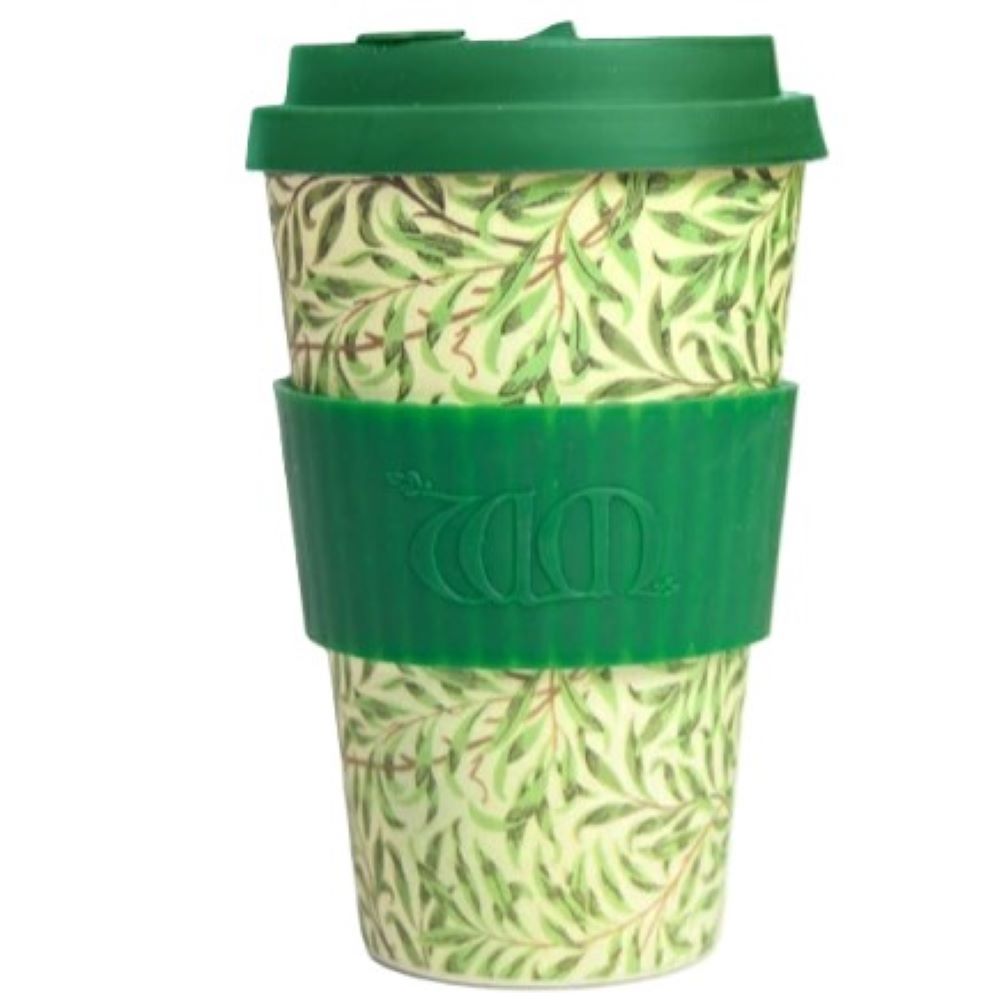400ml Bamboo Ecoffee Cup  -  William Morris Willow