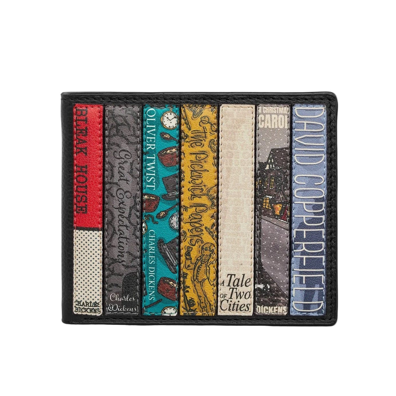 Men's Wallet - Charles Dickens Bookworm - Black
