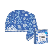 Quick Dry Hair Wrap - Ocean Treasure