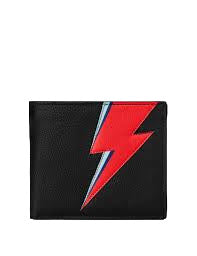 Men's Wallet - Lightning Bolt - Black