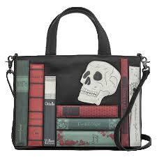 Leather Multiway Grab Bag - Shakespeare Bookworm Black