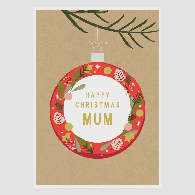 Happy Christmas Mum Card