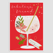 Happy Christmas Fabulous Friend Card