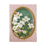 Cut Art Card - With Sympathy Wildflowers