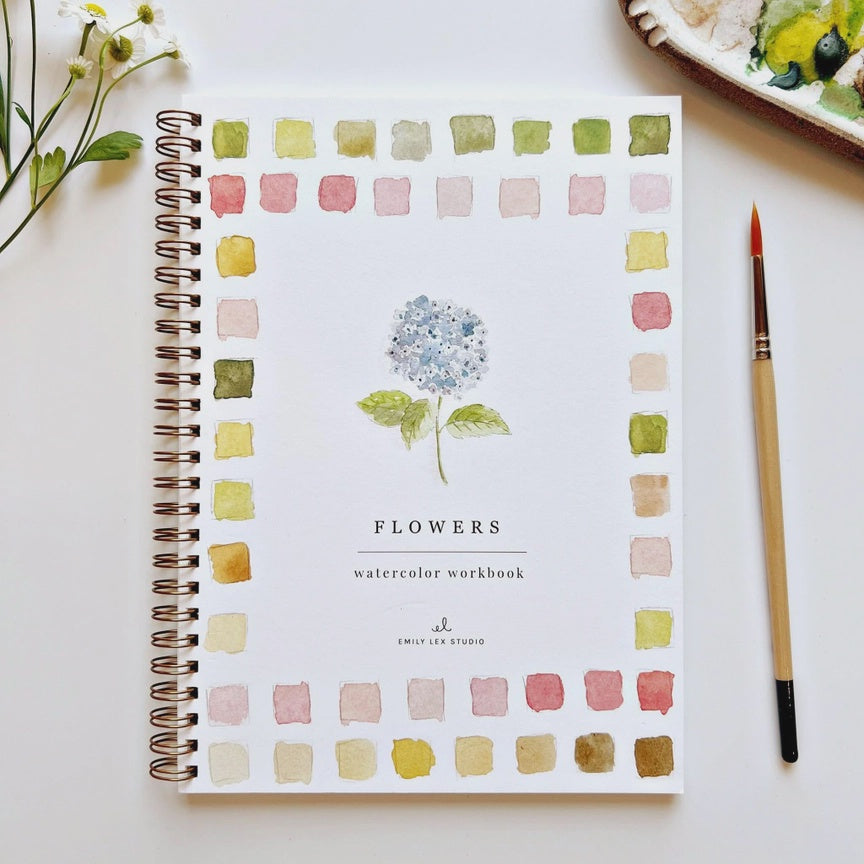 Watercolour Workbook - Flowers