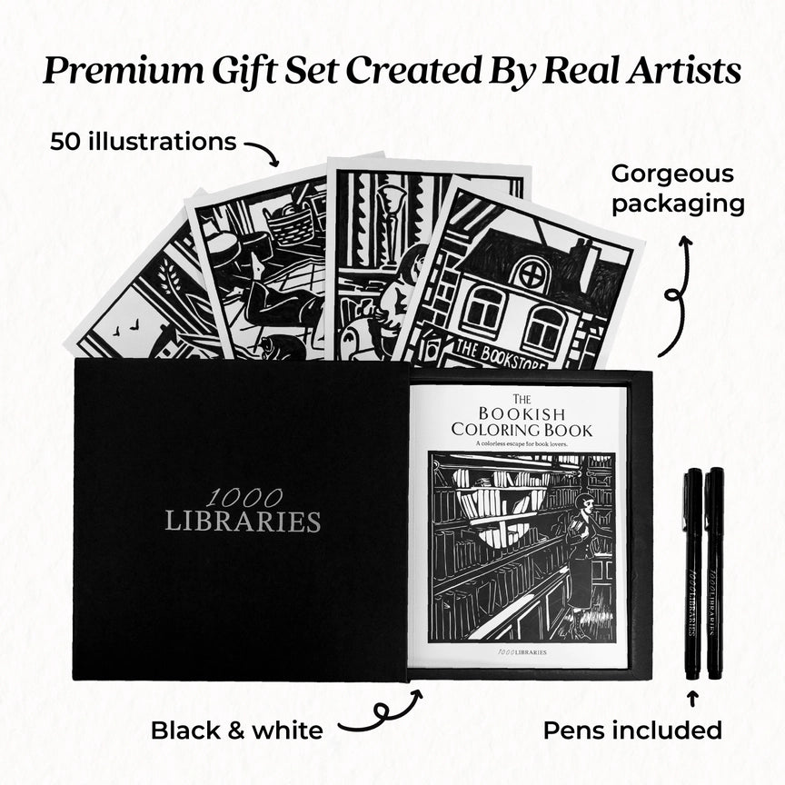 The Bookish Colouring Book