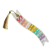 Felt Bookmark - Rainbow Swirl Shh...